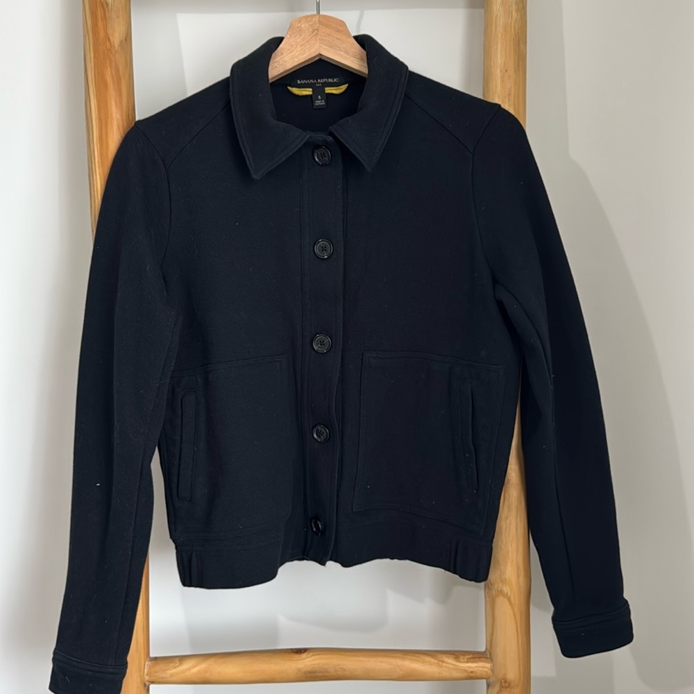 Banana Republic cotton buttoned jacket